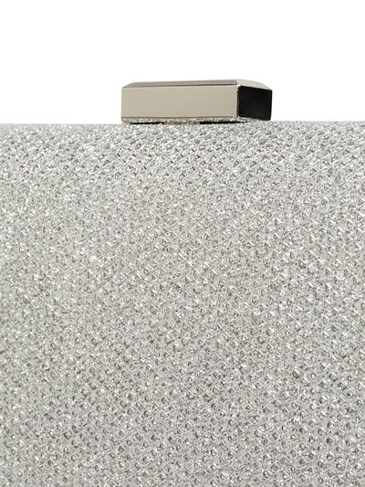 Jake*s Cocktail Clutch mit Effektgarn Silber 3