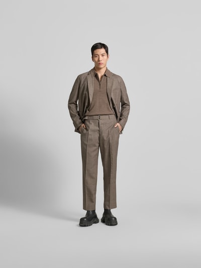 Officine Générale Pullover in Strick-Optik Taupe 1