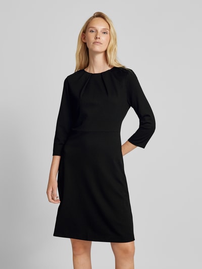 s.Oliver BLACK LABEL Knielanges Kleid mit 3/4-Arm Black 4