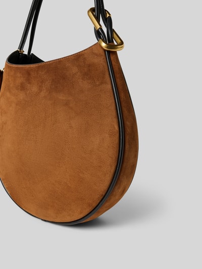 Marc Jacobs Hobo Bag mit Label-Detail Cognac 3