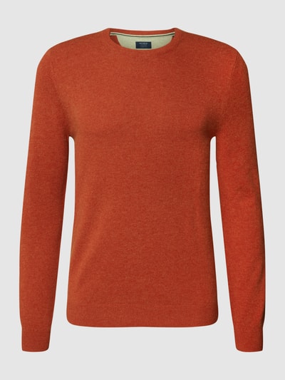 MCNEAL Pullover in Ripp-Optik Modell 'FILO' Cognac meliert 2