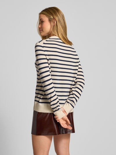 Jake*s Casual Sweter kaszmirowy o kroju regular fit z efektem dzianiny Złamany biały 5