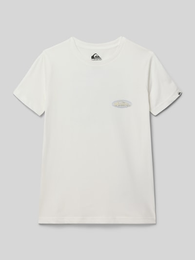 Quiksilver T-Shirt mit Label-Print Modell 'EVO' Weiss 1