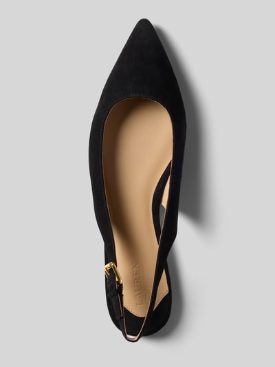 Lauren Ralph Lauren Ballerinas mit Dornschließe Modell 'LONDYN' Black 3