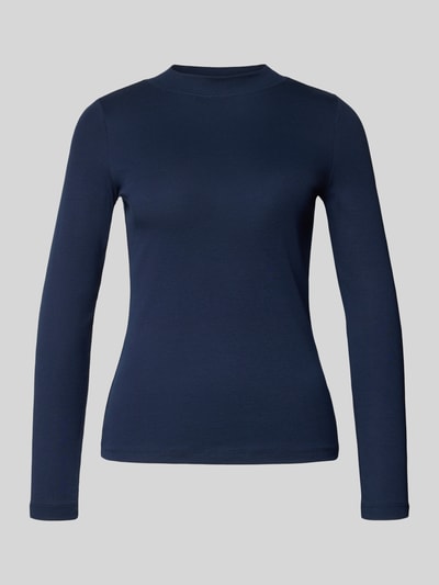 Christian Berg Woman Bluzka z długim rękawem ze stójką Ciemnoniebieski 2