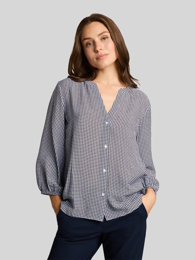 Tom Tailor Loose Fit Langarmbluse aus Viskose-Mix Bleu 4