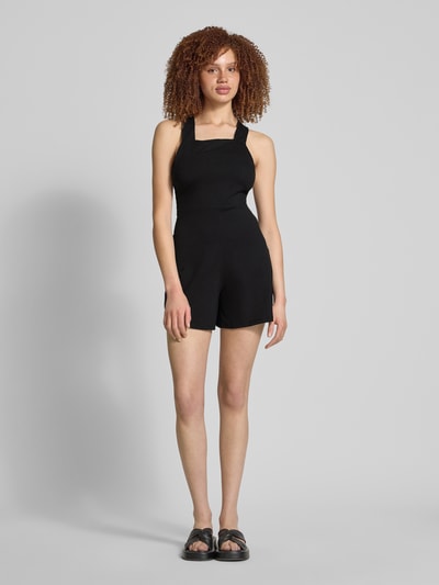 EDITED Jumpsuit mit Karree-Ausschnitt Modell 'Alessia' Black 1