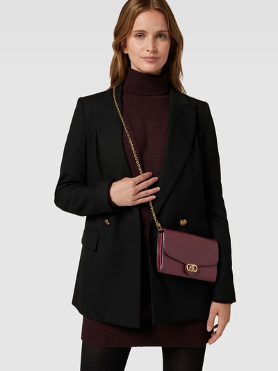 Lauren Ralph Lauren Crossbody Bag mit Label-Applikation Modell 'ADAIR' Bordeaux Rot 1