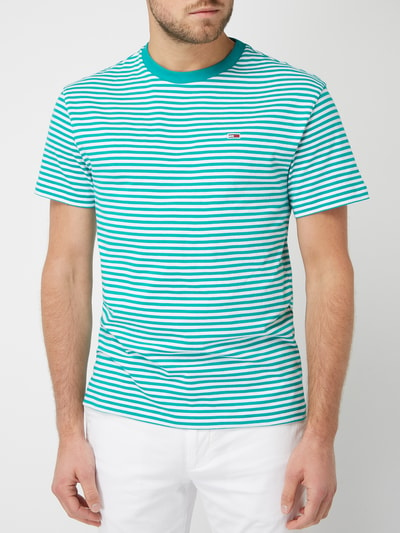 Tommy Jeans T-shirt met streepmotief Groen - 4