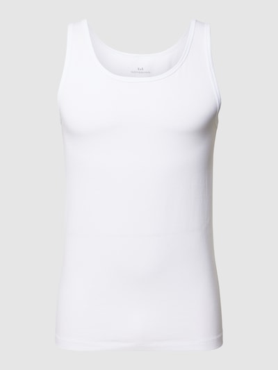 Götzburg Wäsche Tanktop mit Rundhalsausschnitt Modell 'COMFORTCOTTON' Weiss 1