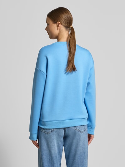 VILA Regular fit sweatshirt van viscosemix model 'Sandy' Blauw - 5