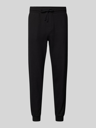 HUGO Sweatpants mit elastischem Bund Modell 'Austin' Black 2