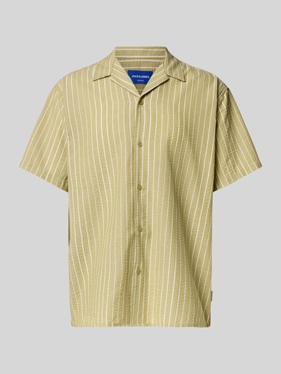 Jack & Jones Freizeithemd mit Knopfleiste Modell 'LUKE' Khaki 2