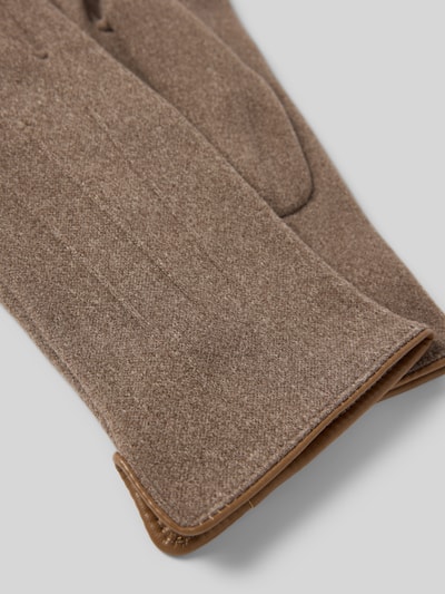 EEM Handschoenen met deelnaden Taupe - 2