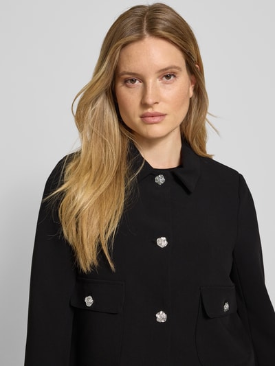 GUIDO MARIA KRETSCHMER WOMAN Regular fit blazer met viscose, model 'Vivian' Zwart - 3