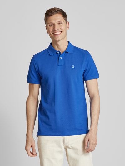 MCNEAL Poloshirt mit Label-Stitching  Royal 4