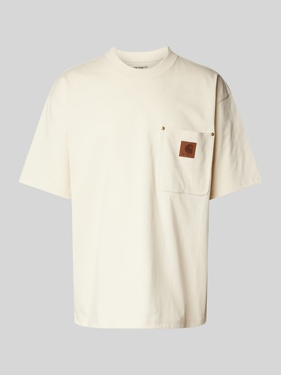 Carhartt Work In Progress T-shirt met borstzak Offwhite - 2