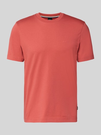 BOSS Regular Fit T-Shirt aus reiner Baumwolle Modell 'Thompson 01' Hellrot 2