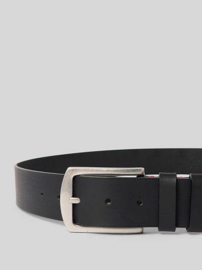 Pierre Cardin Gürtel aus Leder mit Dornschließe Black 2