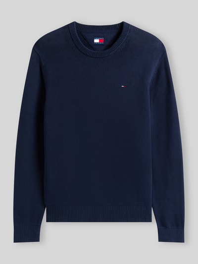 Tommy Jeans Regular Fit Pullover aus reiner Baumwolle Dunkelblau 2