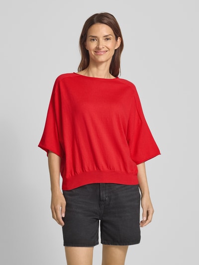 Drykorn Sweter z dzianiny o luźnym kroju model ‘DILARY’ Jasnoczerwony 4