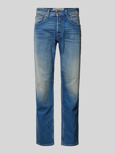 Replay Straight fit jeans in 5-pocketmodel, model 'GROVER' Jeansblauw - 2