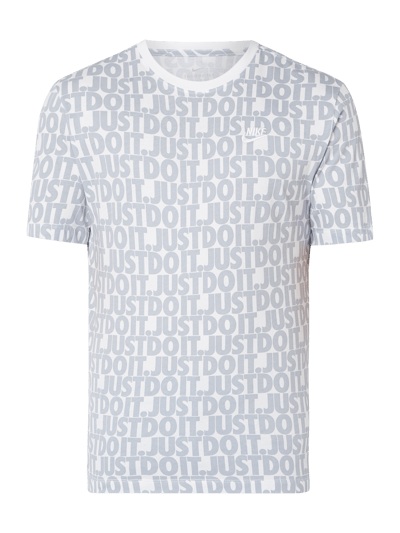 Nike T-Shirt mit Logo-Muster  Weiss 2