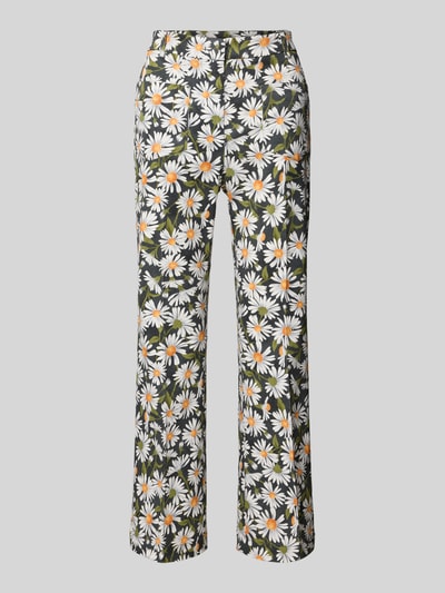 Weekend Max Mara Spodnie o kroju slim fit z nakładanymi, wpuszczanymi kieszeniami model ‘ARTEN’ Czarny 2