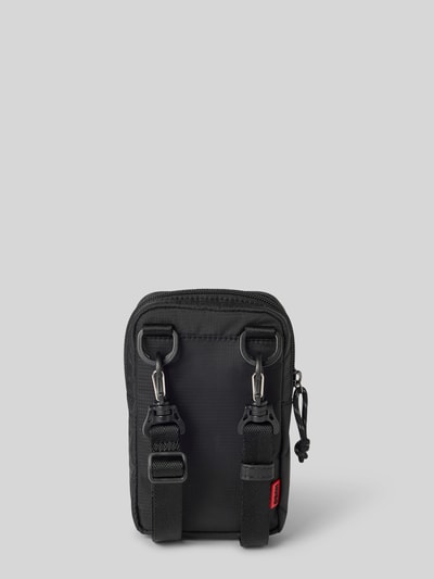 HUGO Umhängetasche mit Logo-Detail und Mini Pouch BLACK 4