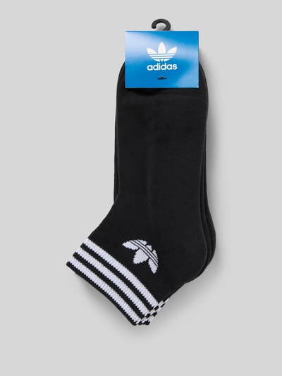 adidas Originals Skarpety z mieszanki bawełny z wyhaftowanym logo w zestawie 3 szt. Czarny 3
