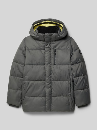 Calvin Klein Jeans Steppjacke mit Kapuze Mittelgrau 1