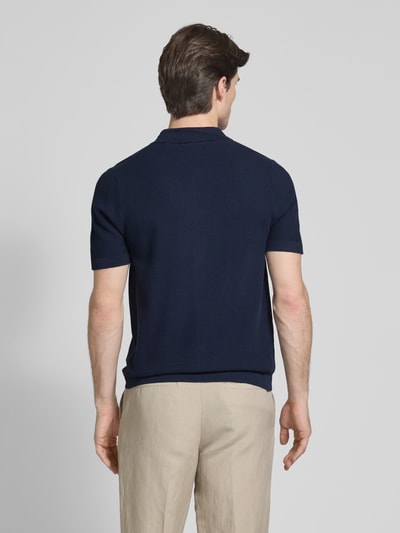 Christian Berg Men Vrijetijdsoverhemd met knoopsluiting Marineblauw - 5