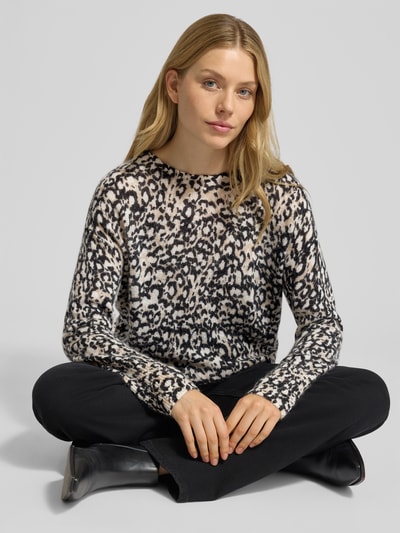 Brax Gebreide pullover met ronde hals, model 'LISA' Offwhite - 3