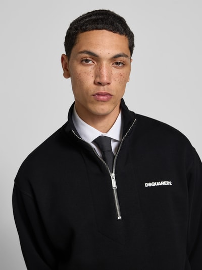 Dsquared2 Sweatshirt mit Label-Print Black 3