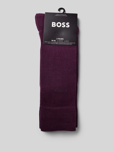 BOSS Socken aus Baumwoll-Mix im 2er-Pack Violett 3