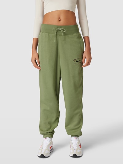 Nike Sweatpants met labelprint Flessengroen - 4