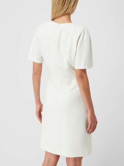 s.Oliver BLACK LABEL Kokerjurk met viscose  Offwhite - 5