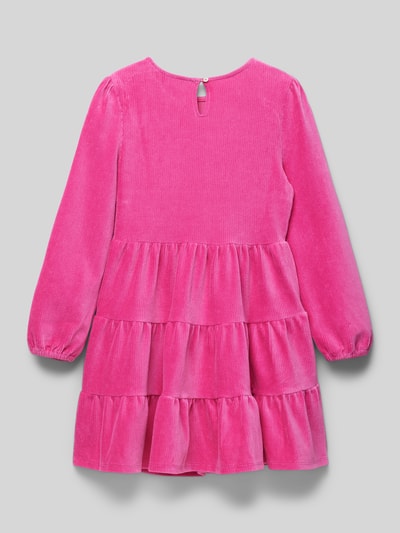 Polo Ralph Lauren Teens Kleid im Stufen-Look Pink 3