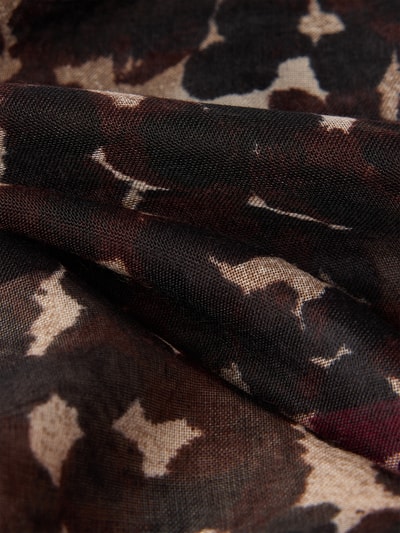 Betty Barclay Sjaal met all-over motief Donkerbruin - 2