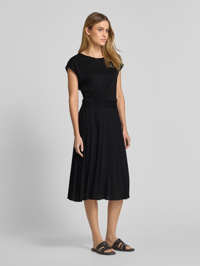 Marc O'Polo Tailliertes Jersey-Kleid mit elastischer Taille BLACK 1