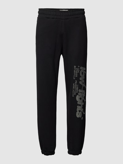 Low Lights Studios Sweatpants mit Label-Strasssteinbesatz Black 2