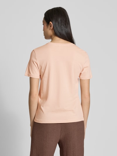 Only Regular fit T-shirt van puur katoen, model 'POLLY' Lichtroze - 5