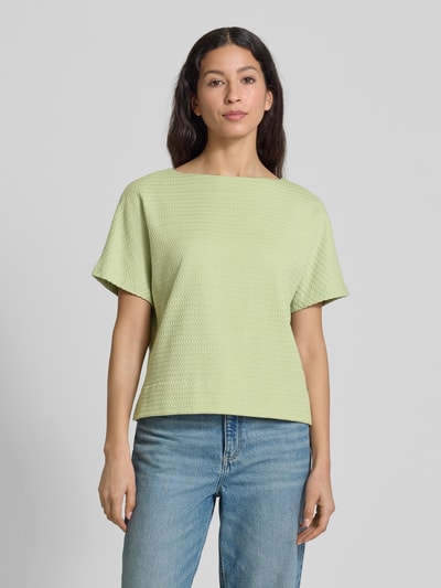 OPUS T-Shirt mit Rundhalsausschnitt Modell 'Suppi' Hellgruen 4