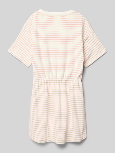 Lacoste Jurk met logostitching Ecru - 3