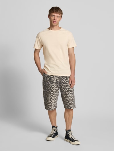 REVIEW T-shirt met raglanmouwen Ecru - 1