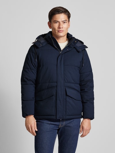 Manuel Ritz Steppjacke mit Pattentaschen Marine 4