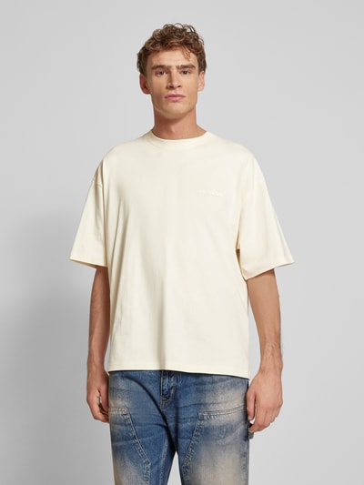 REVIEW Essentials oversized T-shirt Ecru - 4