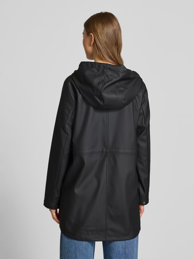 Vero Moda Regular fit functioneel jack met tunnelkoord in de taille, model 'MALOU' Zwart - 5