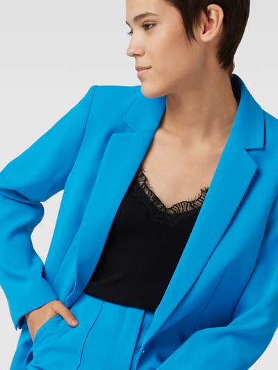 comma Blazer met knoopsluiting Koningsblauw - 3