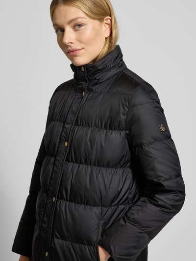 Lauren Ralph Lauren Steppmantel mit Kapuze und Reißverschlusstaschen Black 3